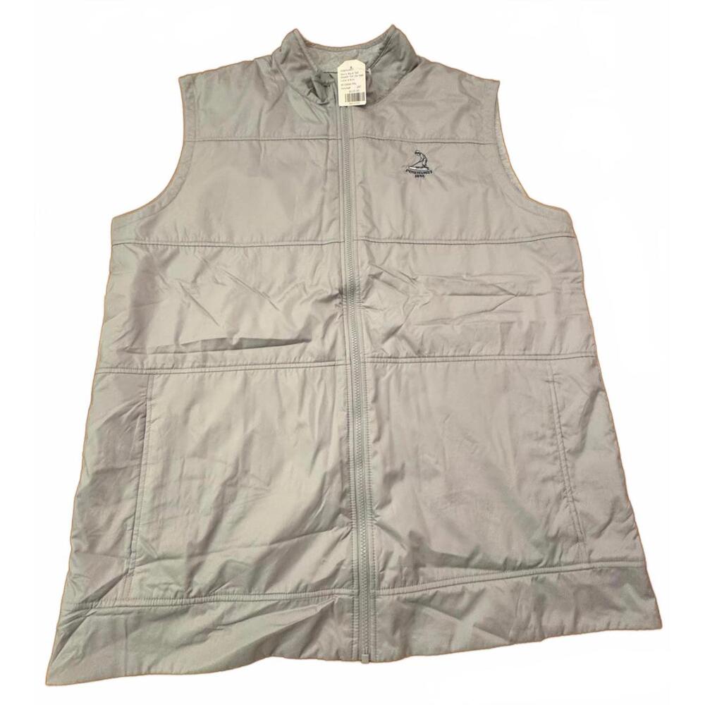 Pinehurst 1895 Gray Sleeveless Golf Vest Cutter & Buck 12-111